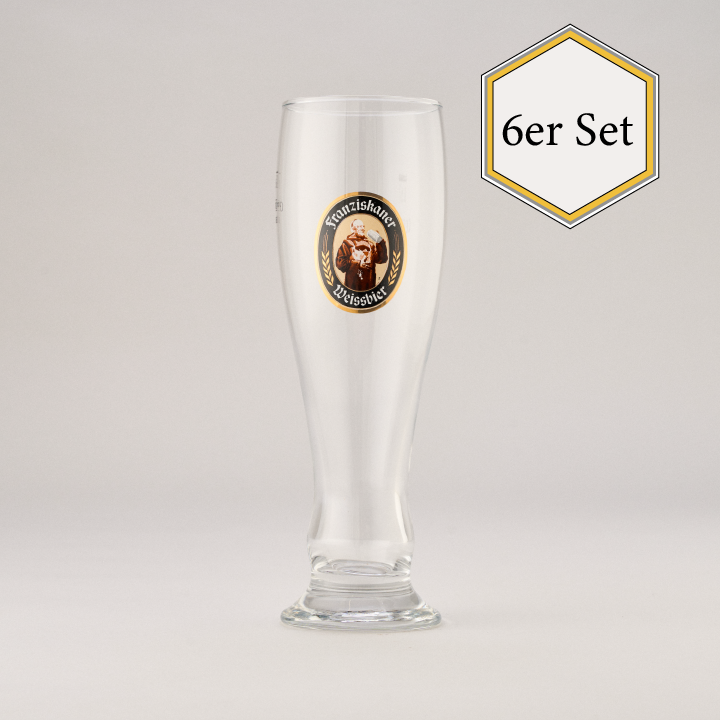 Franziskaner Weißbierglas - 6er Set