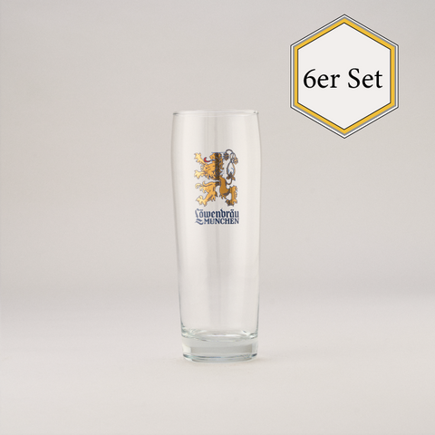 Löwenbräu Willibecher Glas - 0,5 - 6er Set
